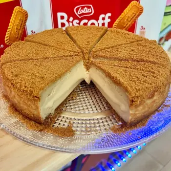 Tarta completa de Lotus Biscoff