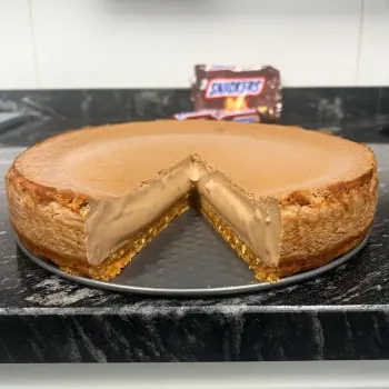 Tarta completa de Snickers